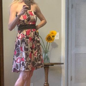 Strapless party dress